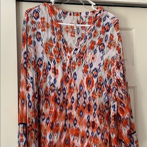 Never worn multi colored blouse